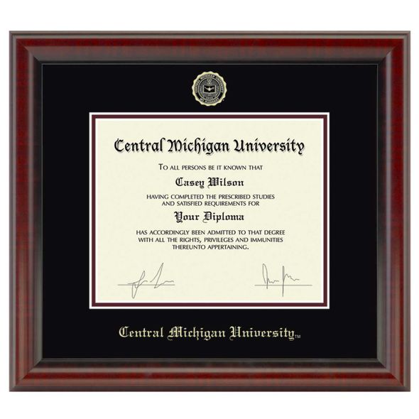 Central Michigan Diploma Frame, the Fidelitas - Image 1