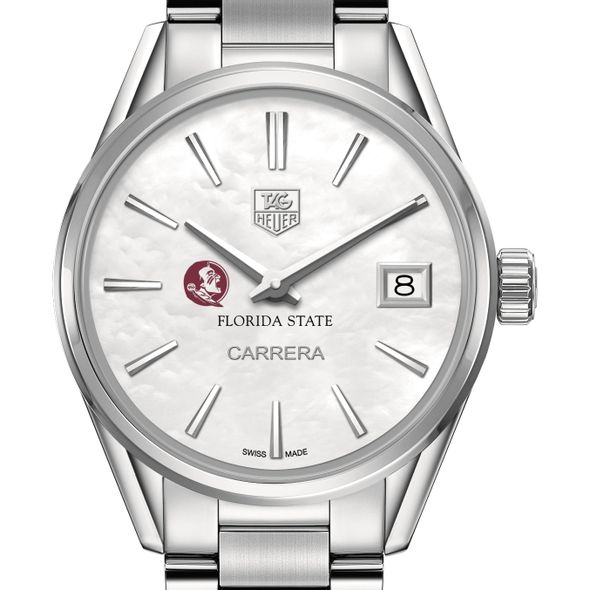 Florida State University Women's TAG Heuer Steel Carrera with MOP Dial
