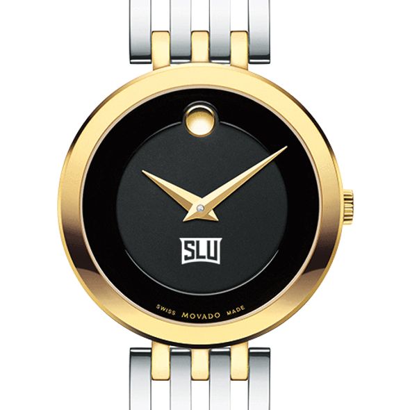 Saint Louis University Women's Movado Esparanza Two-Tone Museum with Bracelet
