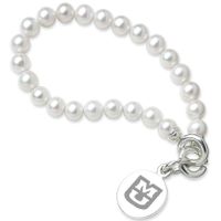 University of Missouri Pearl Bracelet with Sterling Silver Charm