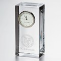SC Johnson College Tall Glass Desk Clock by Simon Pearce - Image 1