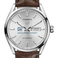 George Washington Men's TAG Heuer Automatic Day/Date Carrera with Silver Dial