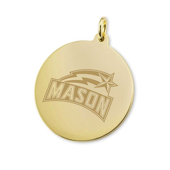 George Mason University 18K Gold Charm - Image 1