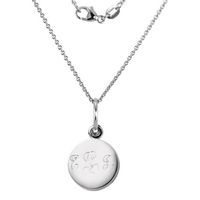 Sterling Silver Necklace with Sterling Silver Charm