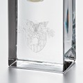 West Point Tall Glass Desk Clock by Simon Pearce - Image 2