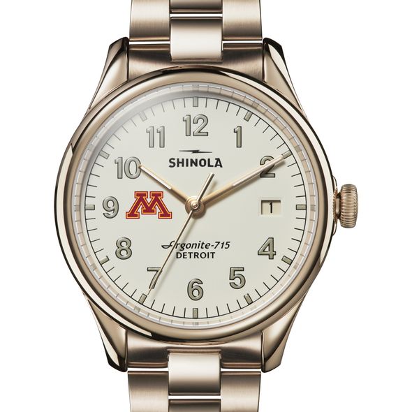 Minnesota Shinola Watch, The Vinton 38mm Ivory Dial - Image 1