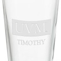 University of Vermont 16 oz Pint Glass- Set of 4 - Image 3