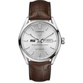 click to view ASU Men's TAG Heuer Automatic Day/Date Carrera with Silver Dial - Image 2
