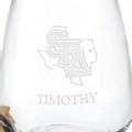 click to view SFASU Stemless Wine Glasses - Set of 4 - Image 3