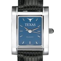 Texas Longhorns Women's Blue Quad Watch with Leather Strap