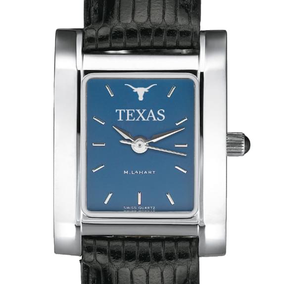 Texas Women's Blue Quad Watch with Leather Strap