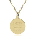 Emory Goizueta 14K Gold Pendant & Chain - Image 1