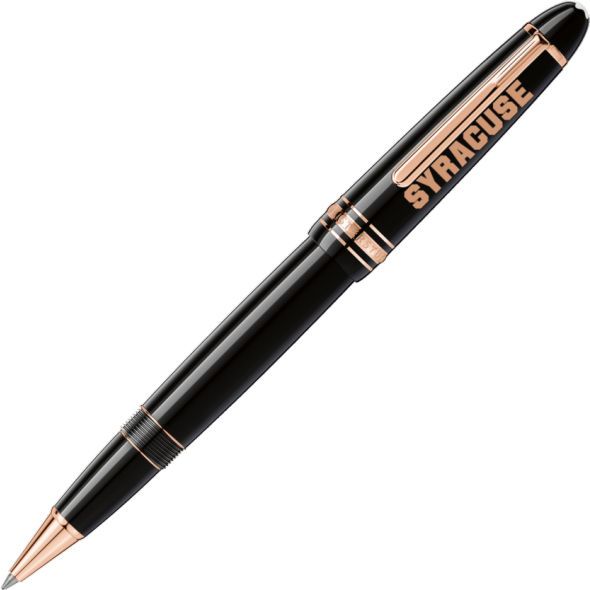 Syracuse University Montblanc Meisterstück LeGrand Rollerball Pen in Red Gold