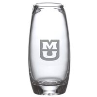 University of Missouri Glass Addison Vase by Simon Pearce
