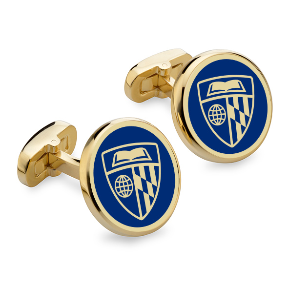 Johns Hopkins Enamel Cufflinks