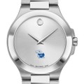 Kansas Men's Movado Collection Stainless Steel Watch with Silver Dial - Image 1