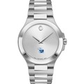 Kansas Men's Movado Collection Stainless Steel Watch with Silver Dial - Image 2