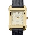 Northeastern Men's Gold Quad with Leather Strap - Image 1