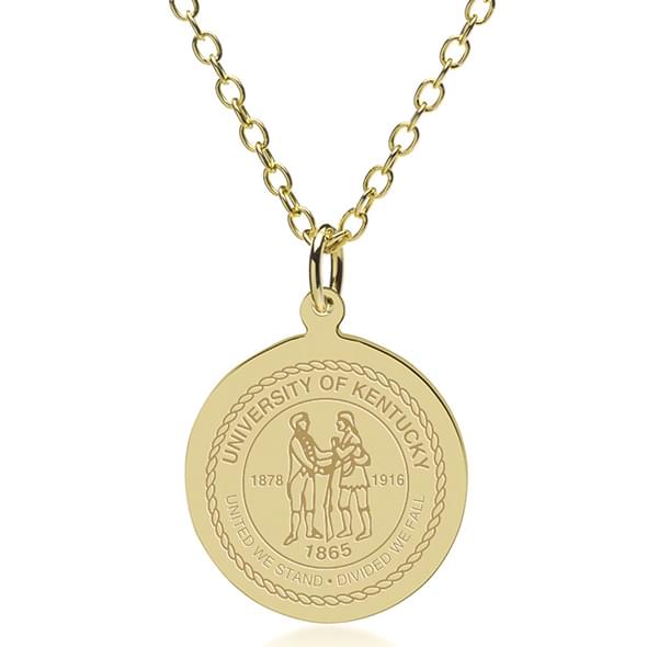 Kentucky 18K Gold Pendant & Chain