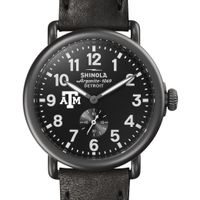 Texas A&M Shinola Watch, The Runwell 41mm Black Dial