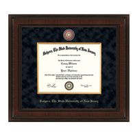 Rutgers University Masters/PhD Diploma Frame - Excelsior