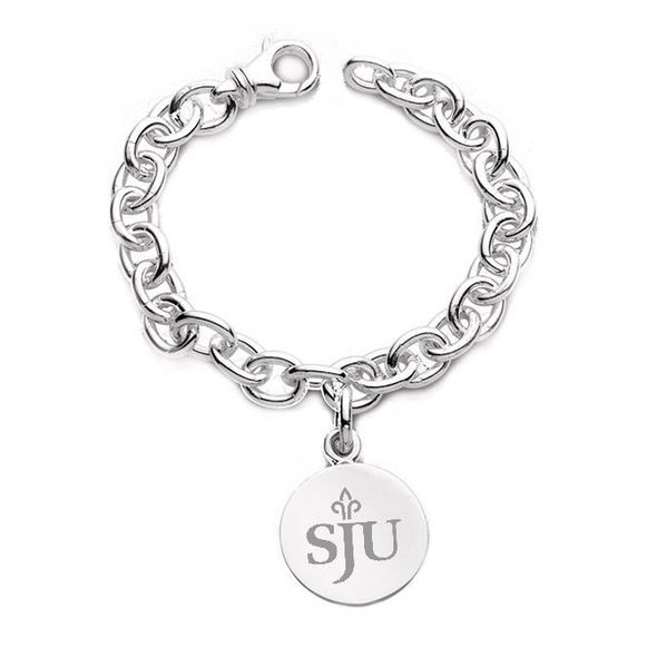 Saint Joseph's Sterling Silver Charm Bracelet - Image 1