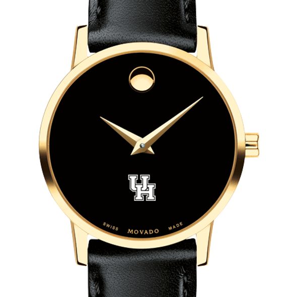 Houston Women's Movado Gold Museum Classic Leather - Image 1