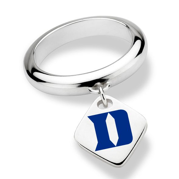 Duke University Sterling Silver Ring with Sterling Tag
