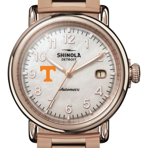 Tennessee Shinola Watch, The Runwell Automatic 39.5mm MOP Dial - Image 1
