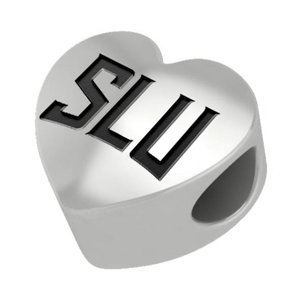 Saint Louis University Heart Shaped Bead