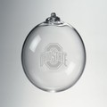 Ohio State Glass Ornament by Simon Pearce - Image 1