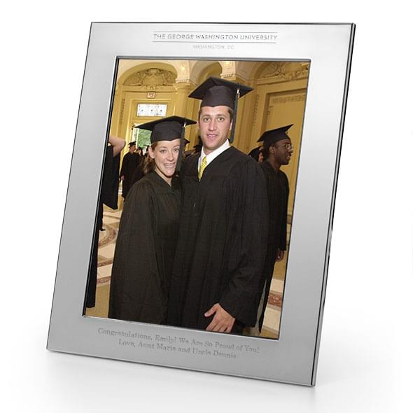 George Washington Polished Pewter 8x10 Picture Frame