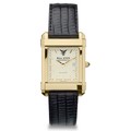 Ball State Men's Gold Quad with Leather Strap - Image 2