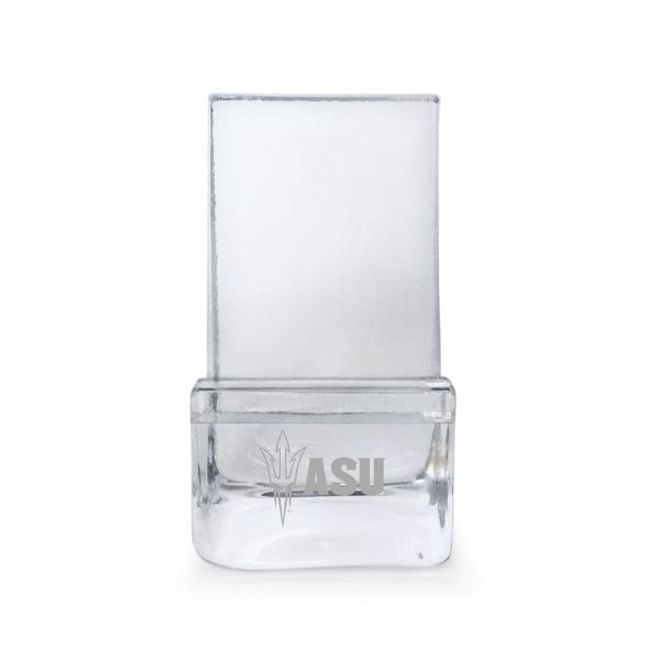 ASU Glass Phone Holder by Simon Pearce - Image 1