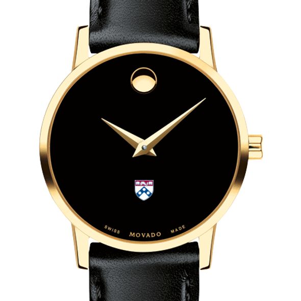 Penn Women's Movado Gold Museum Classic Leather - Image 1