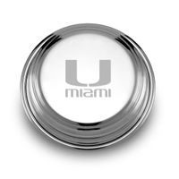University of Miami Pewter Paperweight
