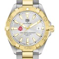 click to view Ohio State Men's TAG Heuer Two-Tone Aquaracer - Image 1