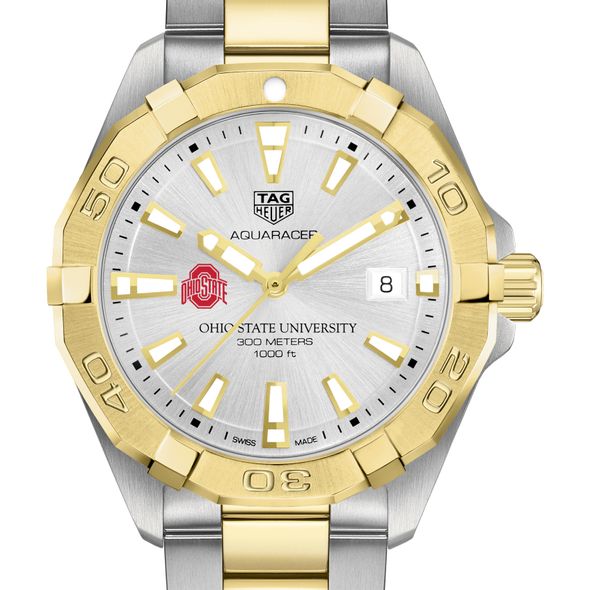 Ohio State Men's TAG Heuer Two-Tone Aquaracer - Image 1