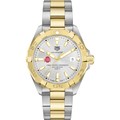 click to view Ohio State Men's TAG Heuer Two-Tone Aquaracer - Image 2