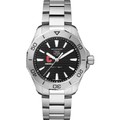 Cornell Men's TAG Heuer Steel Aquaracer with Black Dial - Image 2
