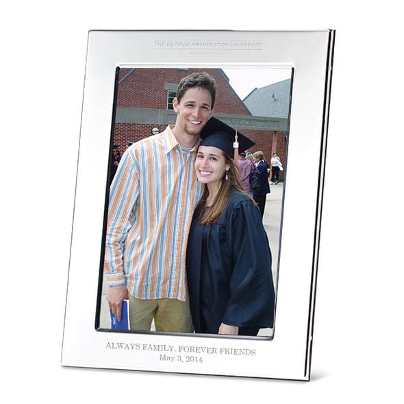 George Washington Polished Pewter 5x7 Picture Frame