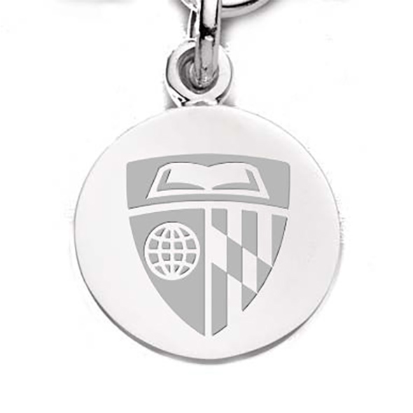 Johns Hopkins Sterling Silver Charm
