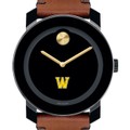 Williams College Men's Movado BOLD with Brown Leather Strap - Image 1