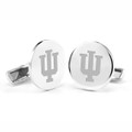 Indiana University Cufflinks in Sterling Silver - Image 1
