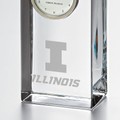 Illinois Tall Glass Desk Clock by Simon Pearce - Image 2