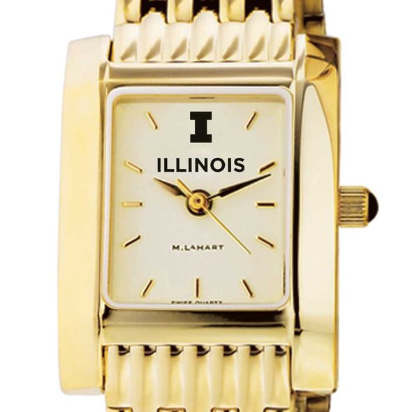 University of Illinois Women's Gold Quad with Bracelet