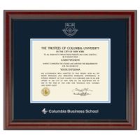 Columbia Business Diploma Frame, the Fidelitas