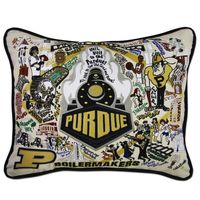 Purdue Embroidered Pillow