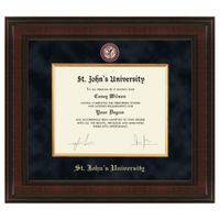 St. John's Excelsior Diploma Frame