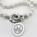 WashU Pearl Necklace with Sterling Silver Charm - Image 2